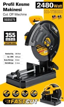 SGS5275 - 335mm Metal Profil Kesme Makinesi 2480 Watt