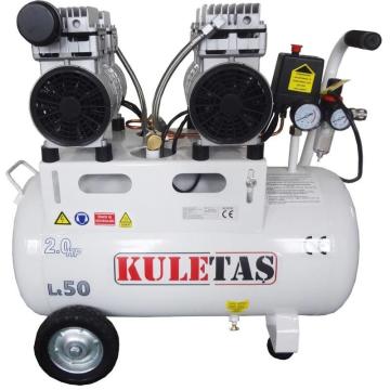 KULETAŞ Sessiz Yağsız Hava Kompresörü 50 Litre