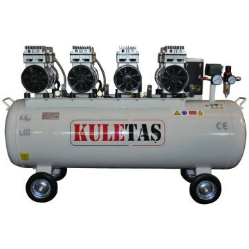 KULETAŞ Sessiz Yağsız Hava Kompresörü 120 Litre