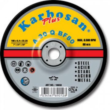 KARBOSAN Flex NK Taşlama Taşı 180 x 6.4 x 22 (10 Adet)