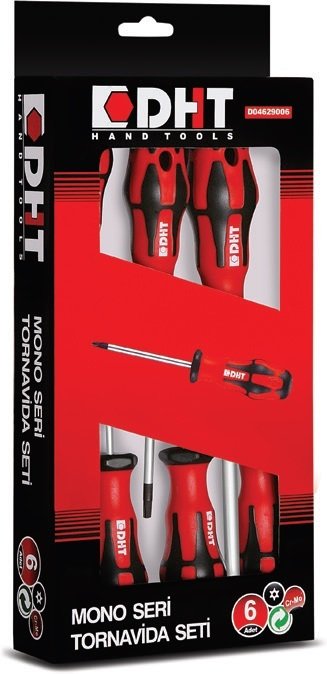 DHT 6 PC Delikli Torx Tornavida Seti Mono Seri
