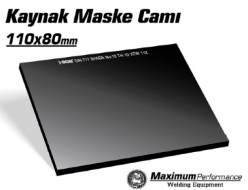 SGS306 - Siyah Kaynak Maske Camı 110x80mm