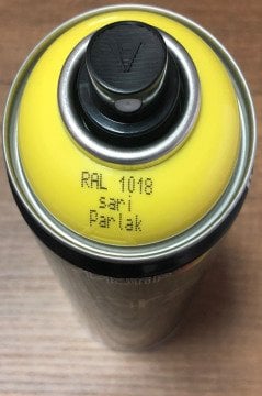 MOTİP CARAT RAL1018 Sarı Parlak Sprey Boya 400 ML