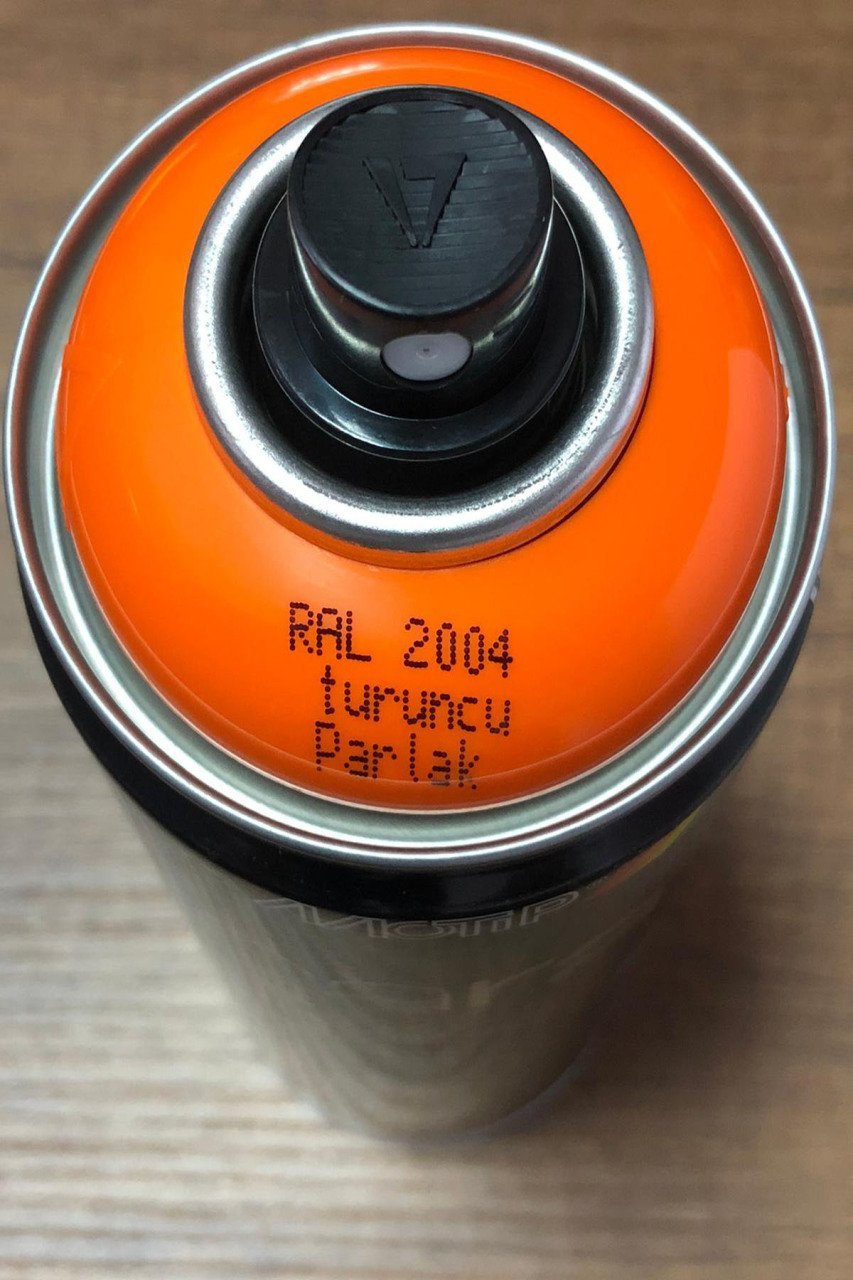 MOTİP CARAT RAL2004 Koyu Turuncu Parlak Sprey Boya 400 ML