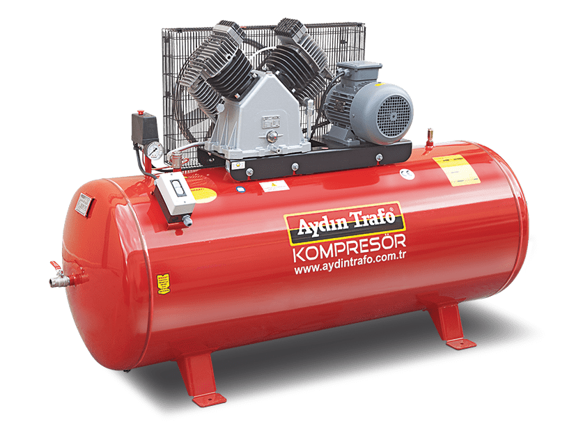 AYDIN TRAFO 21-300 / 5.5 HP Hava Kompresörü 300 Litre 8 Bar - 380 Volt