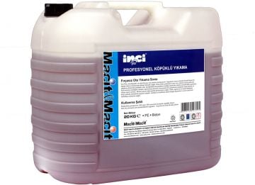 İNCİ Fırçasız Köpüklü Oto Yıkama Şampuanı 20 Kg