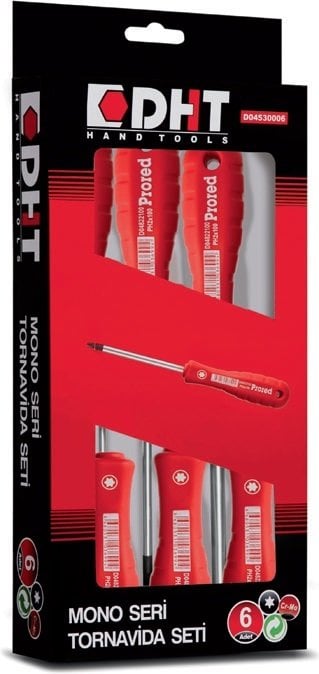 DHT 6 PC Torx Tornavida Seti Prored Seri
