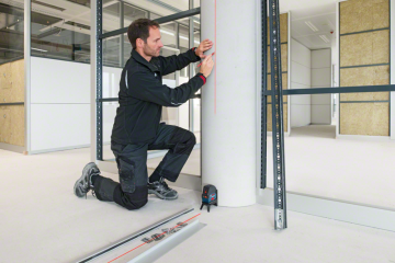 BOSCH GCL 2-15 + RM1+BM3 Çapraz Çizğili Noktasal Hizalama Lazeri