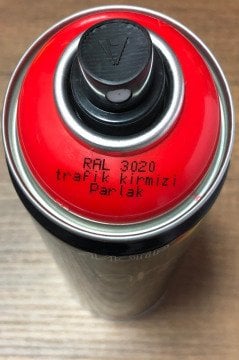 MOTİP CARAT RAL3020 Trafik Kırmızı Parlak Sprey Boya 400 ML