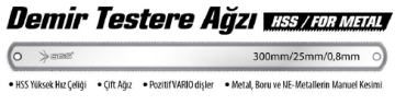 SGS 206 - Demir Testere Ağzı