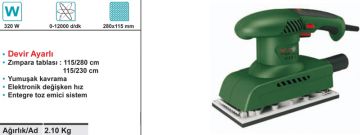 DWT Titreşimli Zımpara 320W