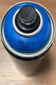 MOTİP CARAT RAL5010 Mavi Parlak Sprey Boya 400 ML