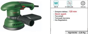 DWT Ekzantrik Zımpara 380W