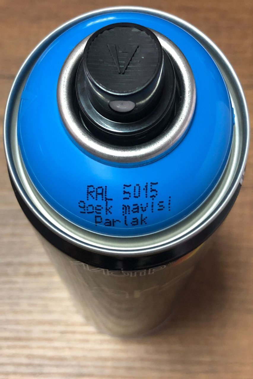 MOTİP CARAT RAL5015 Gök Mavisi Parlak Sprey Boya 400 ML