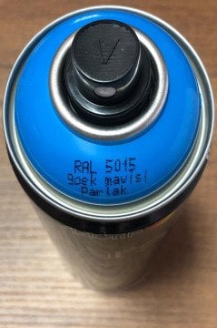MOTİP CARAT RAL5015 Gök Mavisi Parlak Sprey Boya 400 ML