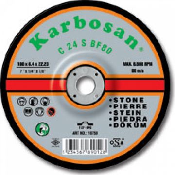 KARBOSAN Flex SC Taşlama Taşı 180 x 6.4 x 22 (10 Adet)