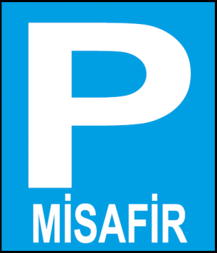 Misafir Uyarı Levhası / 10 Adet