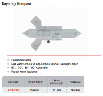 WERKA Kaynakçı Kumpası 0-20mm