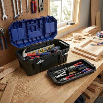 WORKPRO WP283016 16’’ Metal Kilitli Plastik Takım Çantası