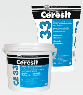 Ceresit CE 33 Elastik Derz Dolgu Malzemesi ( 0-5mm - Manhattan Gri ) 10 KG Kraft Torba