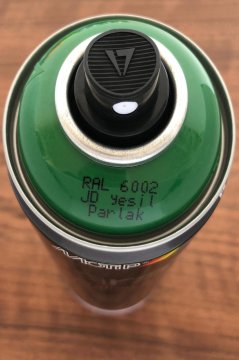 MOTİP CARAT RAL6002 Yaprak Yeşili Parlak Sprey Boya 400 ML