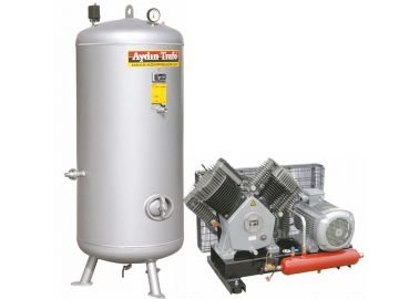 Aydın Trafo Kompresör 530Lt İki Kademeli 12 Bar 15 Hp 380V