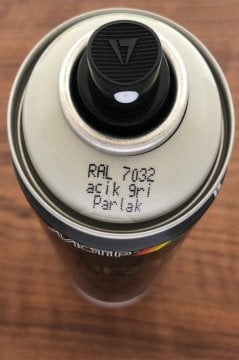 MOTİP CARAT RAL7032 Açık Gri Parlak Sprey Boya 400 ML