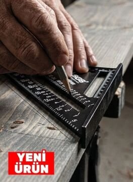 SGS1695 - 180mm Alüminyum Üçgen Cetvel