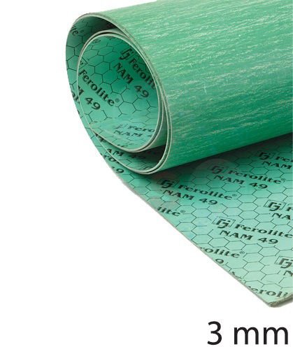 3mm FEROLİTE NAM49 Klingrit Contalık Levha 150 x 150cm