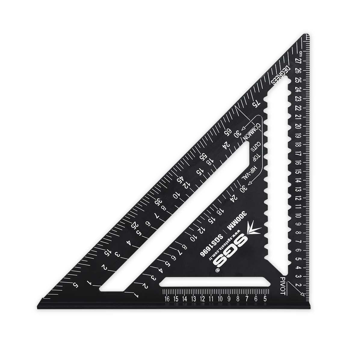SGS1696 - 300mm Alüminyum Üçgen Cetvel