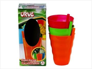 Pipetli Bardak