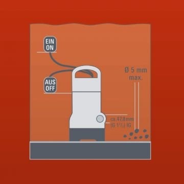 EİNHELL GH-SP 2768 Temiz Su Dalgıç Pompa 230 Volt