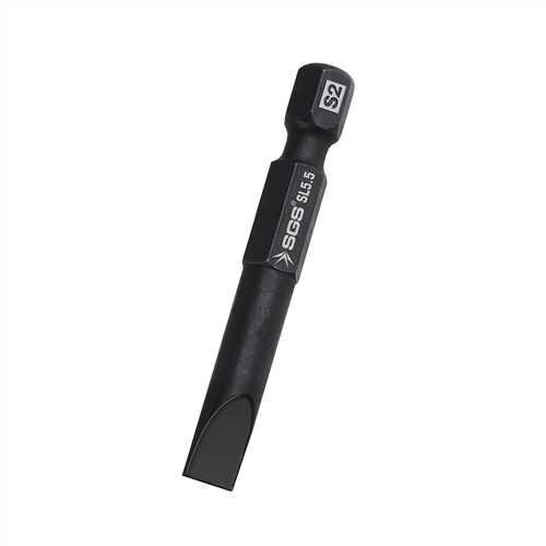 SGS3849 - DÜZ UÇLU BİTS S2  SL5,5*25mm Black-Pro Series