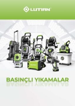 LUTIAN LC101-350 -  55 Bar Akülü Oto Araba Yıkama Makinesi - 40 Volt 2 Amper Tek Akülü
