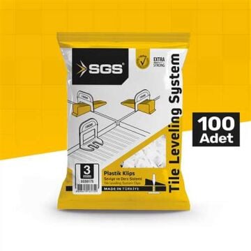 SGS6175 - SGS 3 MM DERZ SEVİYE TESPİT KLİPSİ (PK/100 ADET)