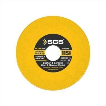 SGS2245 - 115mm CAM-DEKTON-SERAMİK-MERMER HASSAS ELMAS KESİCİ