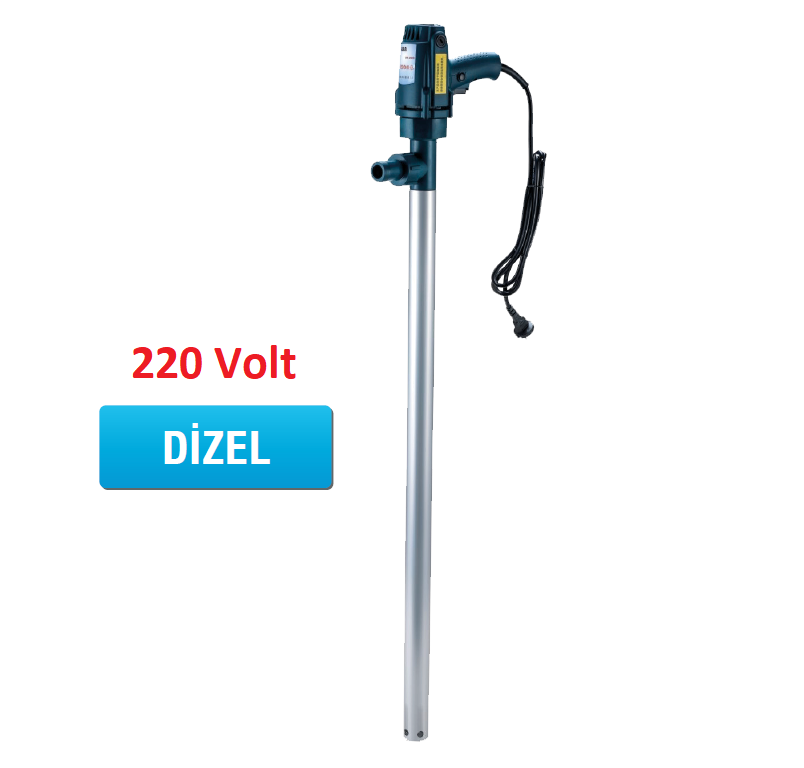Mitacan Mitapomp 220 Volt Varil Tipi Akaryakıt Dizel Mazot Aktarma Sıvı Transfer Pompası (MTTP600CAC)