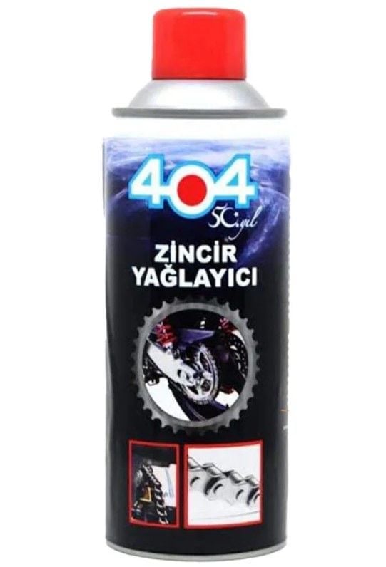 404 Zincir Yağlayıcı Bakım Spreyi 400 ML - Motorsiklet Zinciri Yağlama