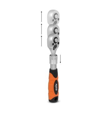 RİCO 1/4 CırCır Kolu Uzatmalı 72 Diş (007-KK1472)
