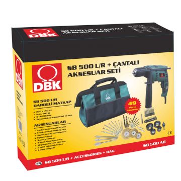 DBK SB 500 AB Darbeli Matkap Seti 500 Watt 49 Parça