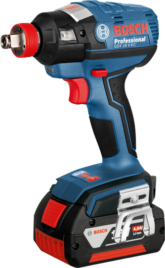 BOSCH GDX 18 V-EC Akülü Darbeli Somun Sıkma 18 Volt - Çift Akü