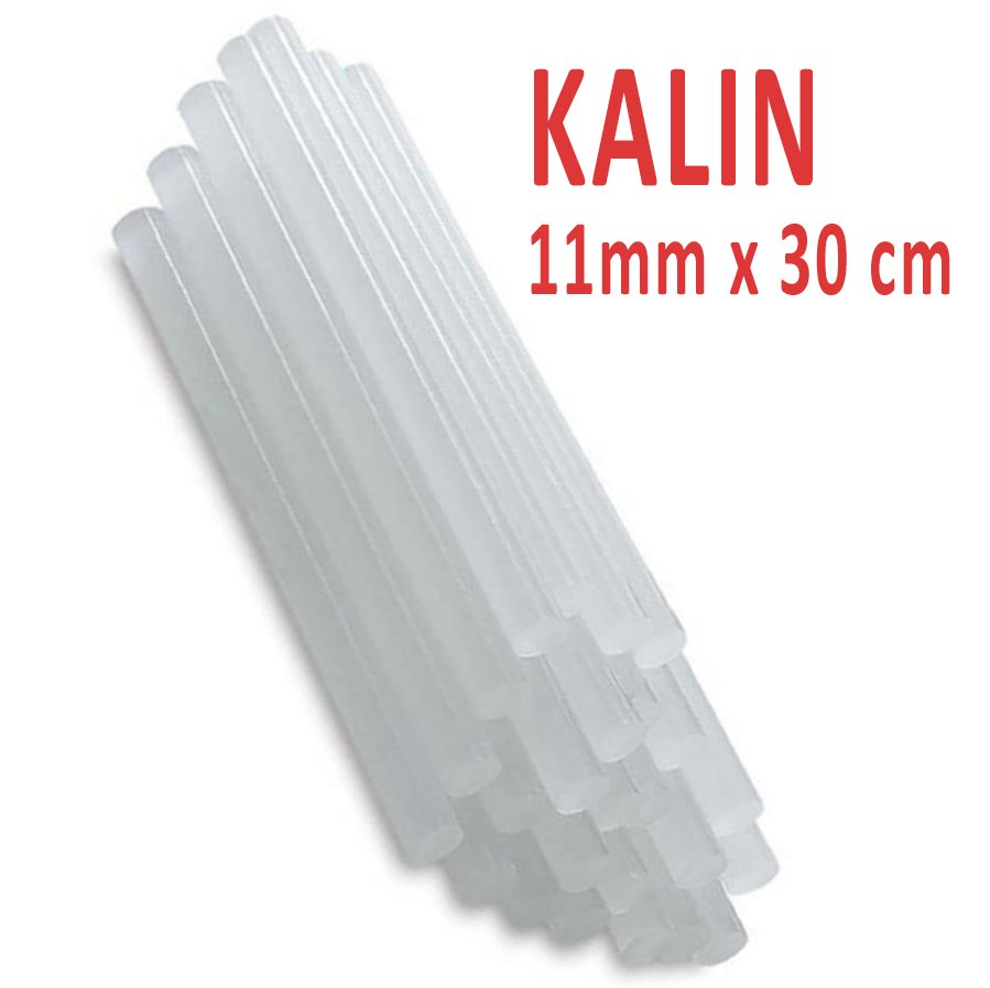 WİNNBOSS Şeffaf 11mm x 30cm Kalın Mum Silikon Çubuk 1 KG