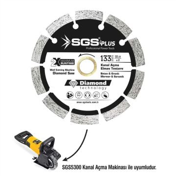 SGS5301 Kanal Açma Makine Testeresi 133mm