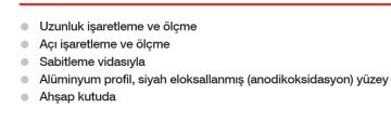 WERKA Dijital İşaretleme Cetveli 0.01mm