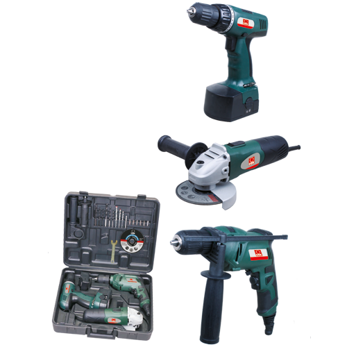 DBK PTK 03 - 3 Parça Çantalı Makina Seti 600 Watt / 16 Parça