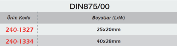 WERKA 90° Derece Kıl Gönye DIN875/00