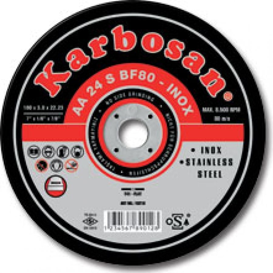 KARBOSAN İnox Kesme Taşı 180 x 1.9 x 22 (25 Adet)