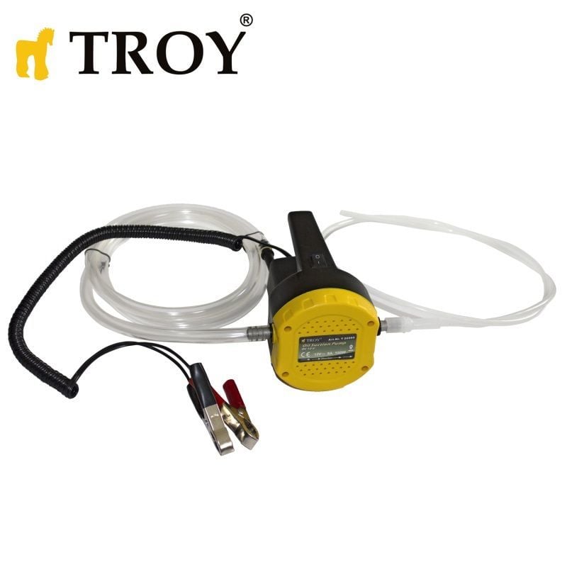 TROY 26990 Motor Yağı Vakum Pompası 12 Volt