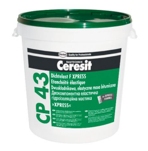 Ceresit CP 43 XPRESS Elastik Su Yalıtımı ( Siyah - 28 KG Kombi Set )