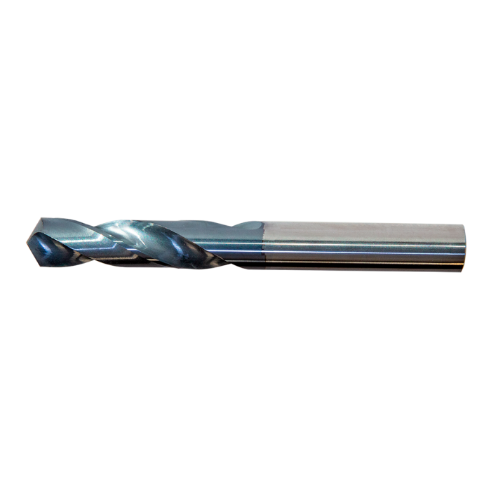 DIN 6539 Komple Karbür - Tialn Kaplı Kısa Silindirik Saplı Matkap Uçları 2.5mm
